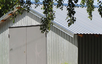 repairing Brooks metal garage roofing
