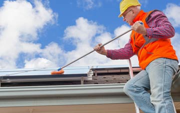 Brooks soft wash roof cleaning